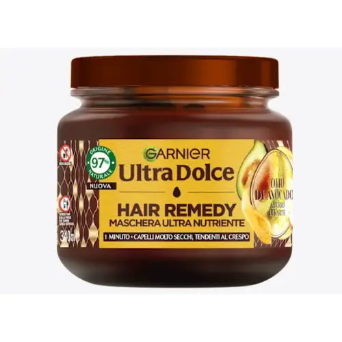 Garnier Ultra Dolce - Maschera Hair remedy Avocado e Karité 340 ml