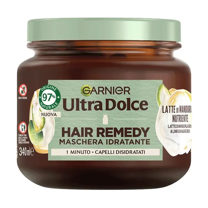 Garnier Ultra Dolce - Maschera Hair Remedy Latte di mandorla 340 ml