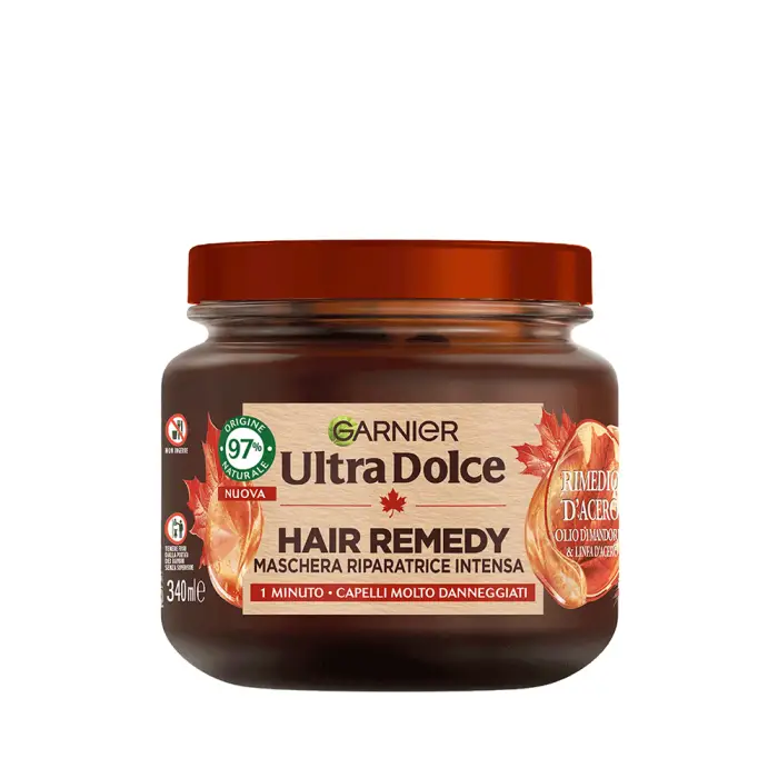 Garnier Ultra Dolce - Maschera Hair Remedy Mandorle e Acero 340 ml