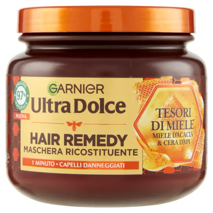 Garnier Ultra Dolce - Maschera Hair Remedy Miele d Acacia e Cera d Api 340 ml