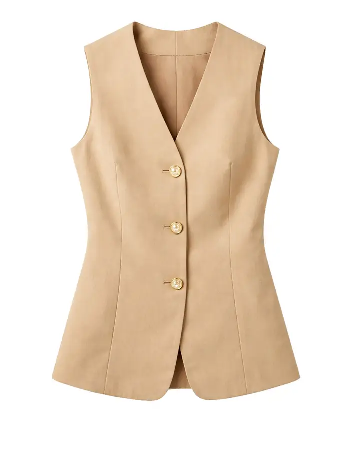 gilet gaudì da donna - beige