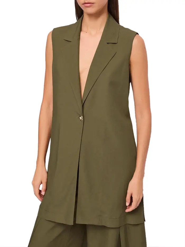 gilet gaudì da donna - verde