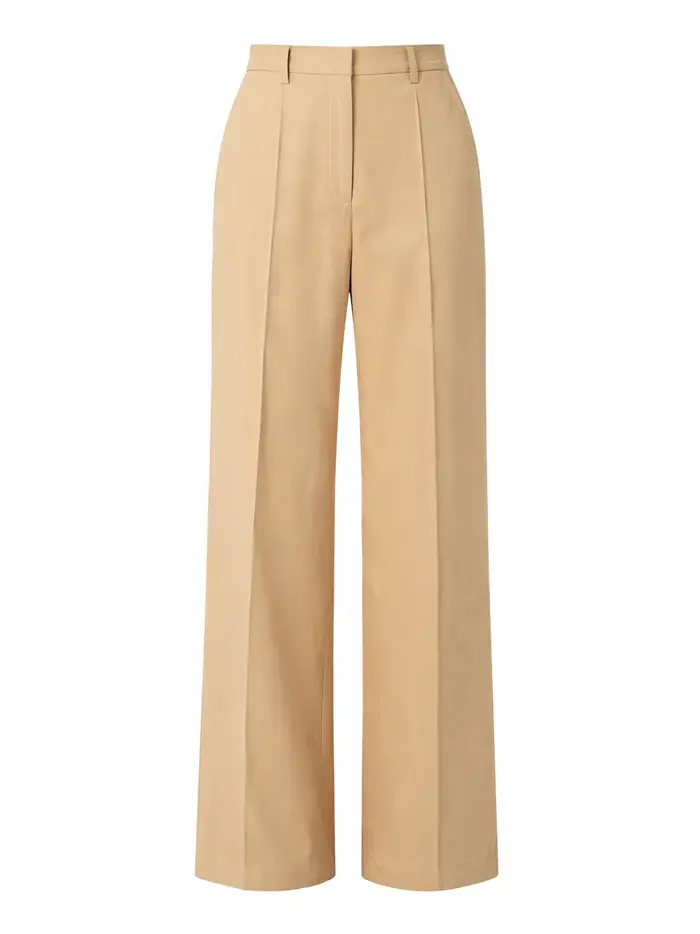 pantalone palazzo gaudì da donna - beige