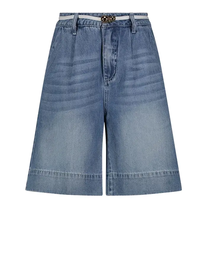 shorts jeans gaudì da donna - denim