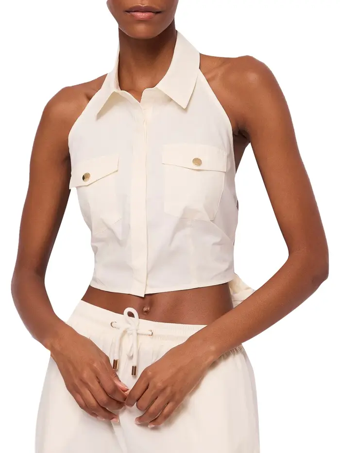 top gaudì da donna - avorio