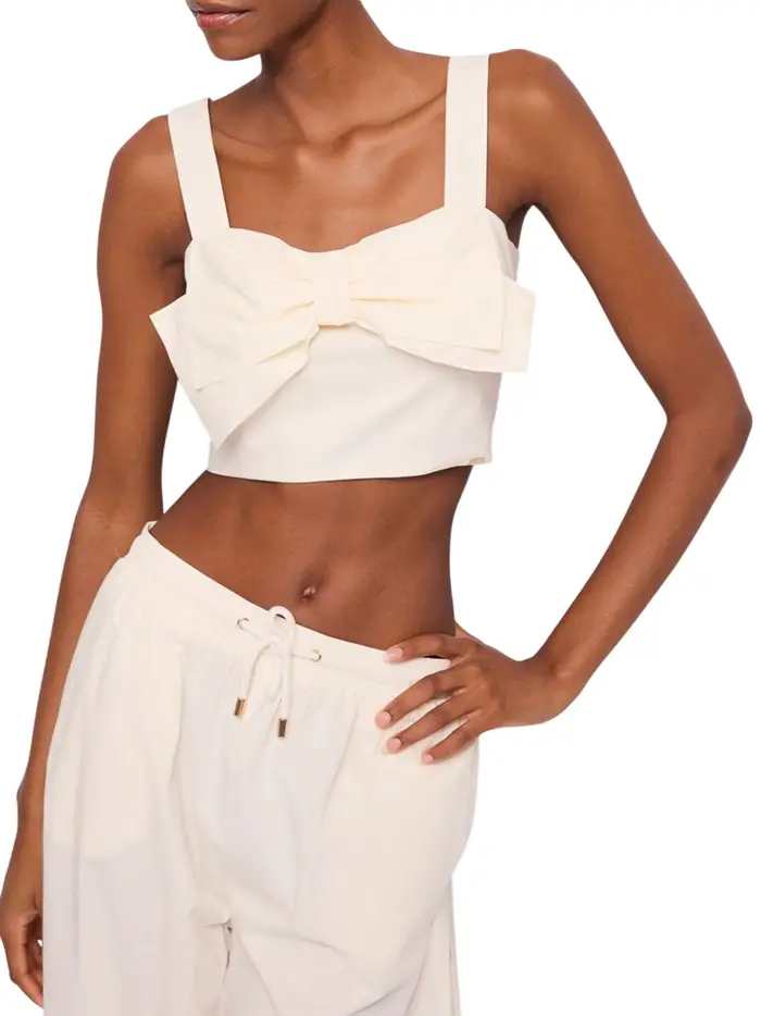 top gaudì da donna - avorio