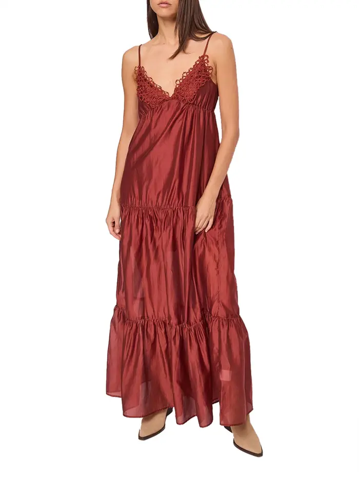 vestito longuette gaudì da donna - arancione