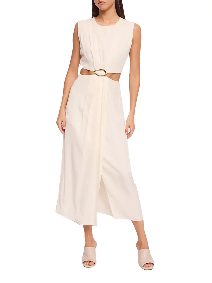 vestito longuette gaudì da donna - bianco