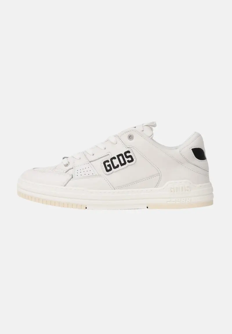 GCDS Sneakers bianche da uomo con logo
