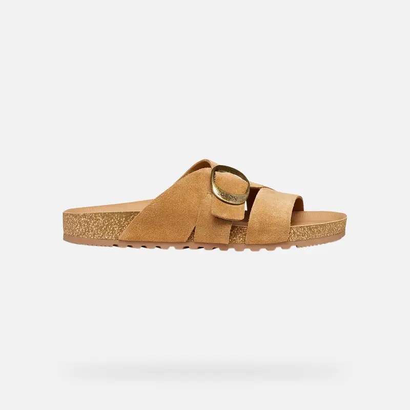 Geox Scarpe Climasandal Cork Donna Cognac