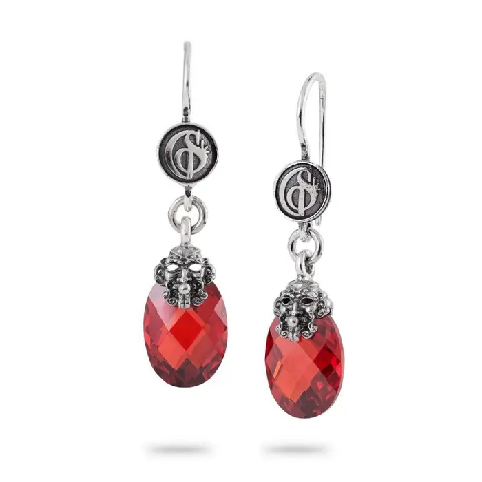 Orecchini Argento 925/000 E Zirconia Sfaccettata - Gerardo Sacco