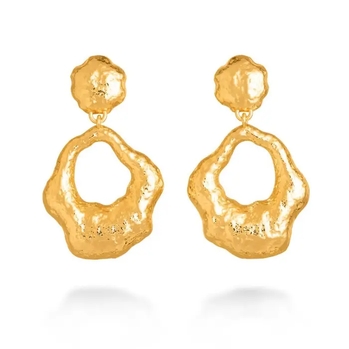 Orecchini Sand - Bronzo In Bagno D Oro - Giovanni Raspini