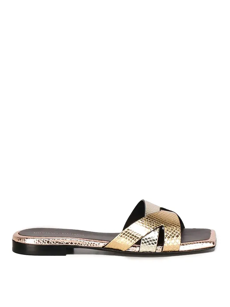 GIULIANO GALIANO Sandali piatti Multicolore 3863502