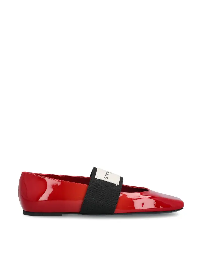 GIVENCHY Ballerine Label ROSSO