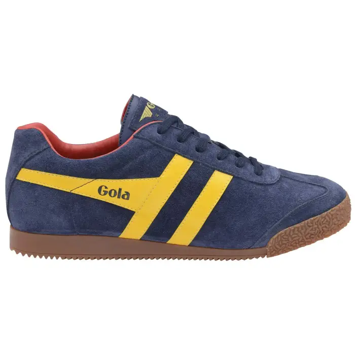 Scarpe da ginnastica da donna Gola Harrier Suede Bleu