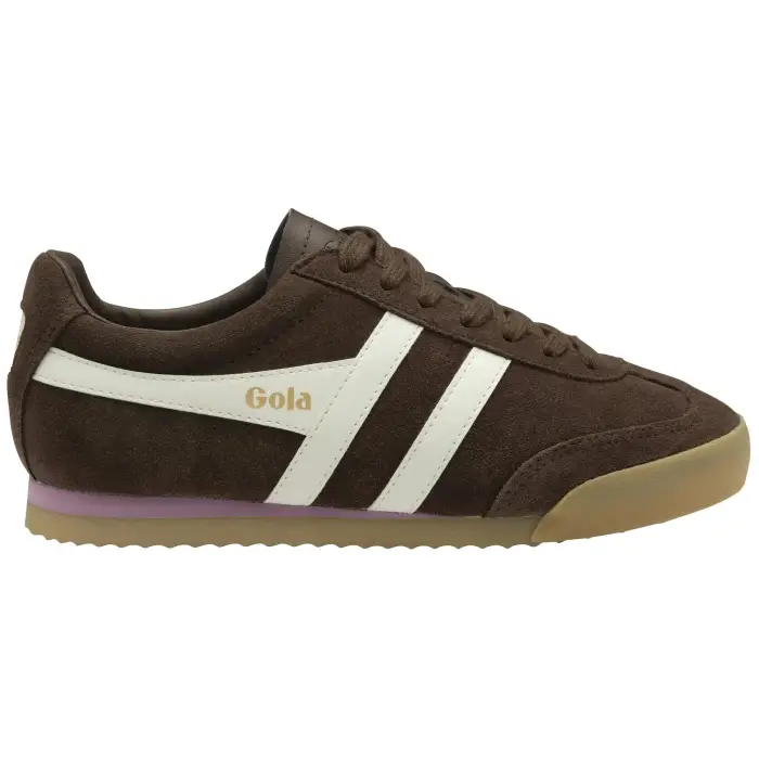 Sneakers da donna in pelle scamosciata Gola Apollo Marron