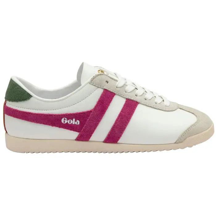 Sneakers da donna in pelle scamosciata Gola Bullet Pure Blanc