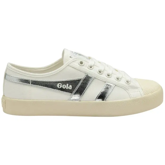 Sneakers da donna in pelle scamosciata Gola Coaster Blanc