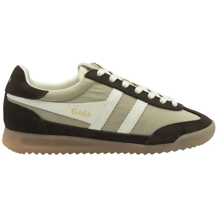 Sneakers da donna in pelle scamosciata Gola Firefly Beige