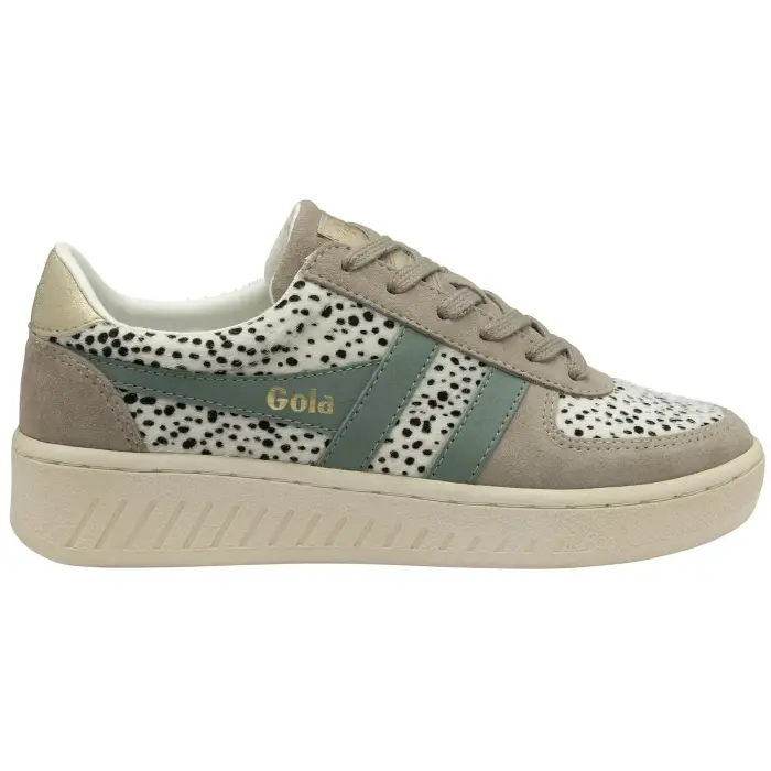 Sneakers da donna in pelle scamosciata Gola Grandslam Savanna Beige