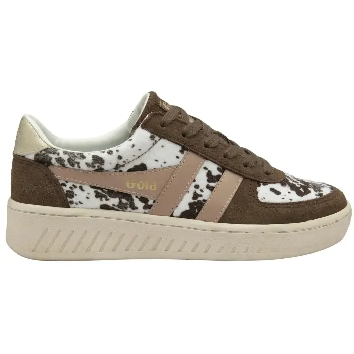 Sneakers da donna in pelle scamosciata Gola Grandslam Savanna Marron