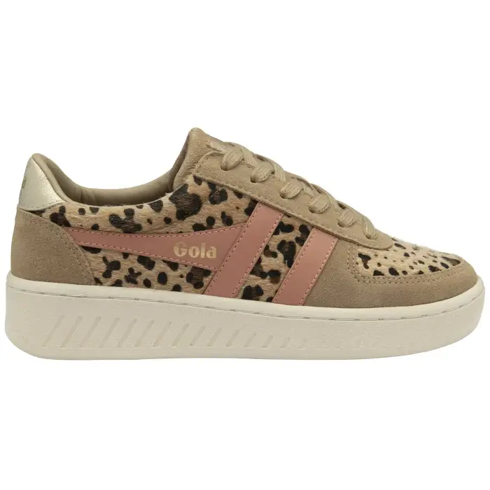 Sneakers da donna in pelle scamosciata Gola Grandslam Savanna Marron