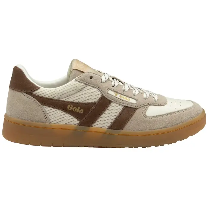 Sneakers da donna in pelle scamosciata Gola Hawk 83 Blanc