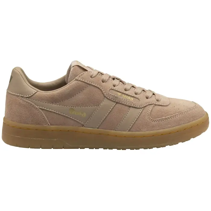 Sneakers da donna in pelle scamosciata Gola Hawk Suede 86 Beige