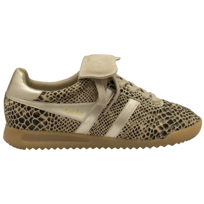 Sneakers da donna in pelle scamosciata Gola Stadium 86 Sahara Beige
