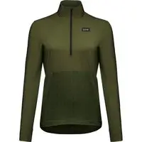 Gore Wear Maglia manica lunga donna TrailKPR Hybrid Verde