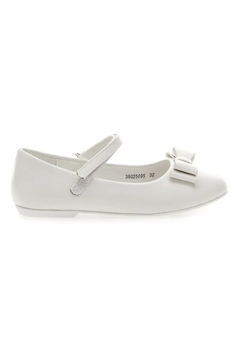 GRAZIE GIRL Ballerine Bianche con Cinturino e Fiocco 39G2509S [BIANCO]
