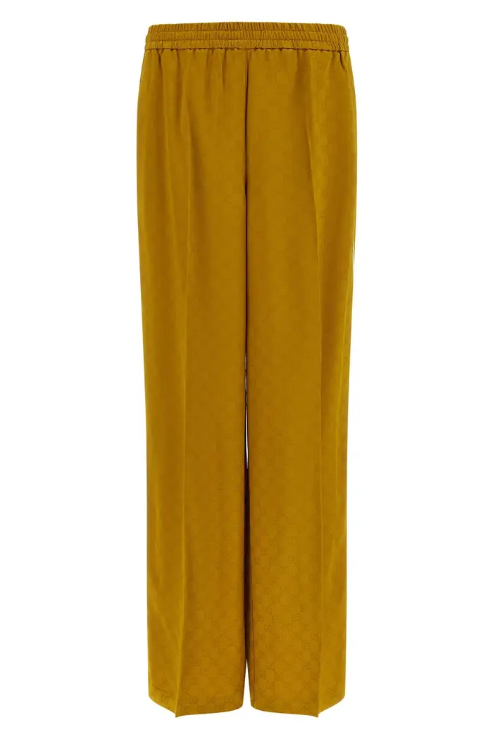 GUCCI Pantalone Gg Giallo