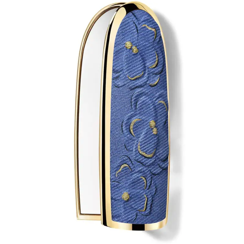 Guerlain Rouge G Blooming Denim La Cover Gioiello Con Doppio Specchio - Edizione Limitata Il Rossetto Ultra-care Personalizzabile Denim