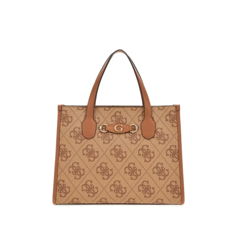 Guess Borsa da donna a 2 scomparti Izzy Tote Marron