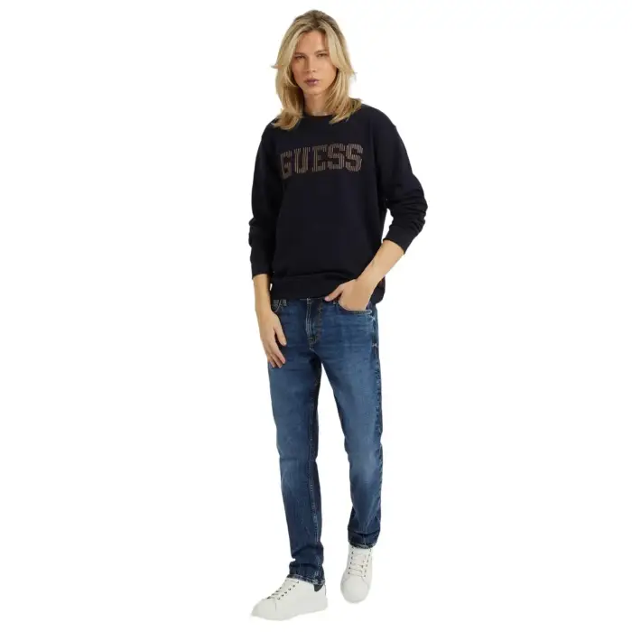Felpa Guess Beau Bleu