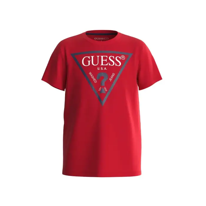 Maglietta per bambini Guess Core Rouge