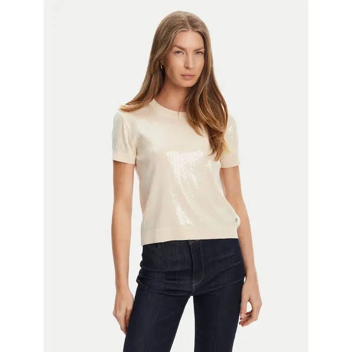 Maglione W5YR21 Z3E70 Écru Regular Fit Crema