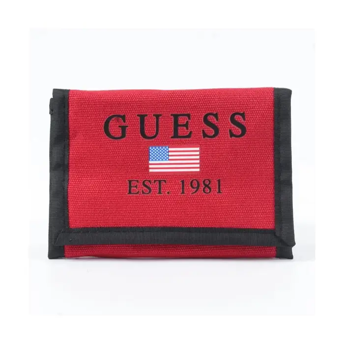 Portafoglio Guess american flag Rosso