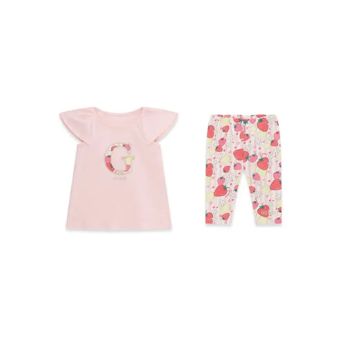 Set da bambina T-shirt + Leggings Guess Rose
