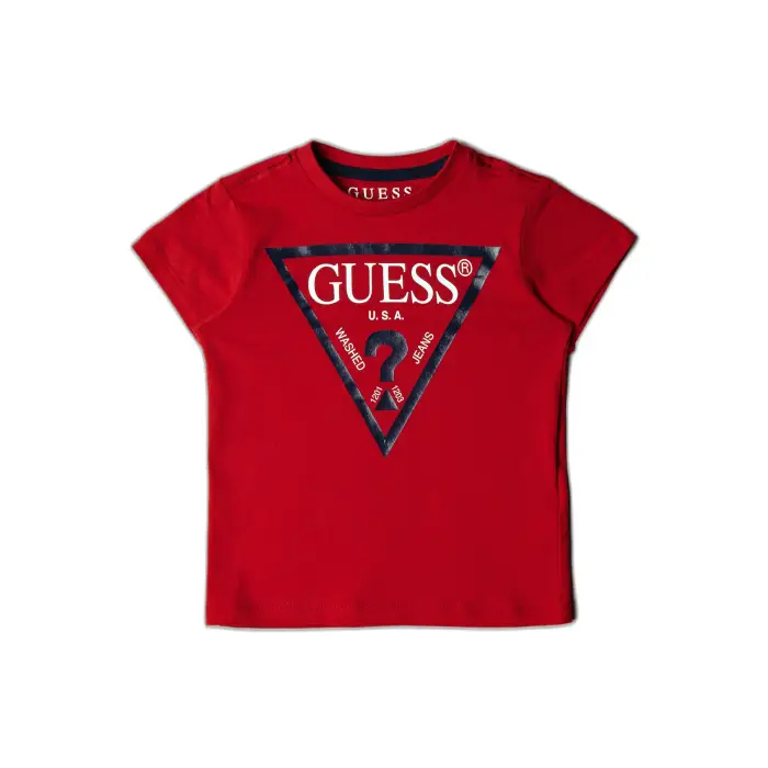 T-shirt bambino Guess Core Rouge