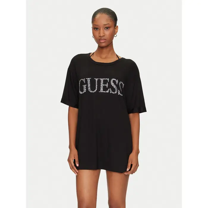 Guess T-shirt E5GI07 K68D2 Nero Regular Fit