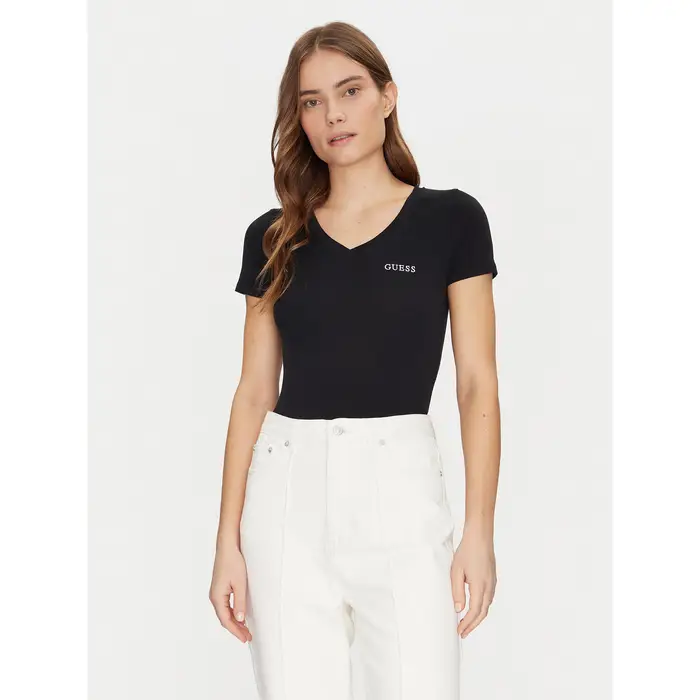 T-shirt O5RI02 KBBU1 Nero Regular Fit