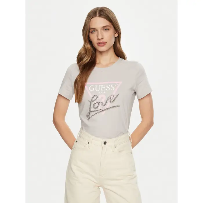 T-shirt W5RI10 I3Z14 Grigio Regular Fit