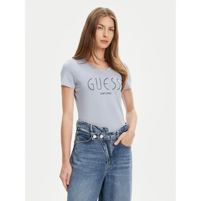 T-shirt W5YI05 J1314 Blu Regular Fit