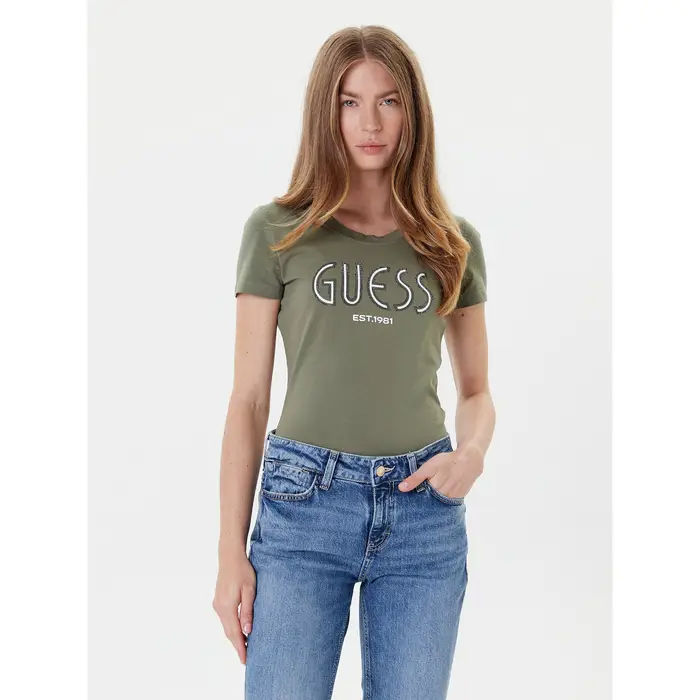 Guess T-shirt W5YI05 J1314 Cachi Regular Fit