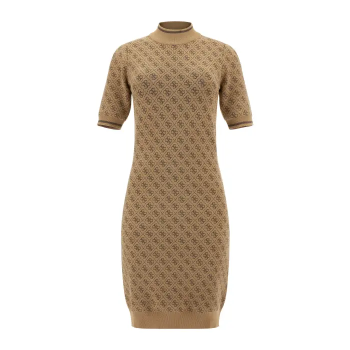 Vestito da donna Guess Lise 4G Logo Beige