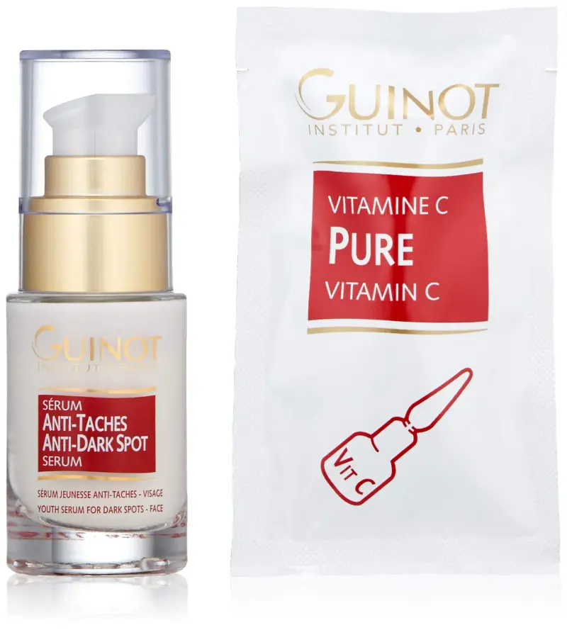Guinot Set Anti Macchie Siero Per Il Viso 23, 5 ml + Siero Puro Vitamina C Per Il Viso 1, 5 ml