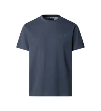 per uomo HM5000092 T-shirt blu navy dell'isola (XXL), Casual, Cotone, Manica corta
