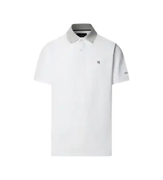 per uomo HM5600137 Rifinitura a righe Polo bianche (XXL), Bianco, Casual, Cotone, Manica corta