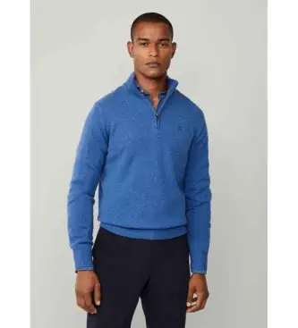 per uomo HM7000078 Maglione di lana blu Hzip (XL), Casual